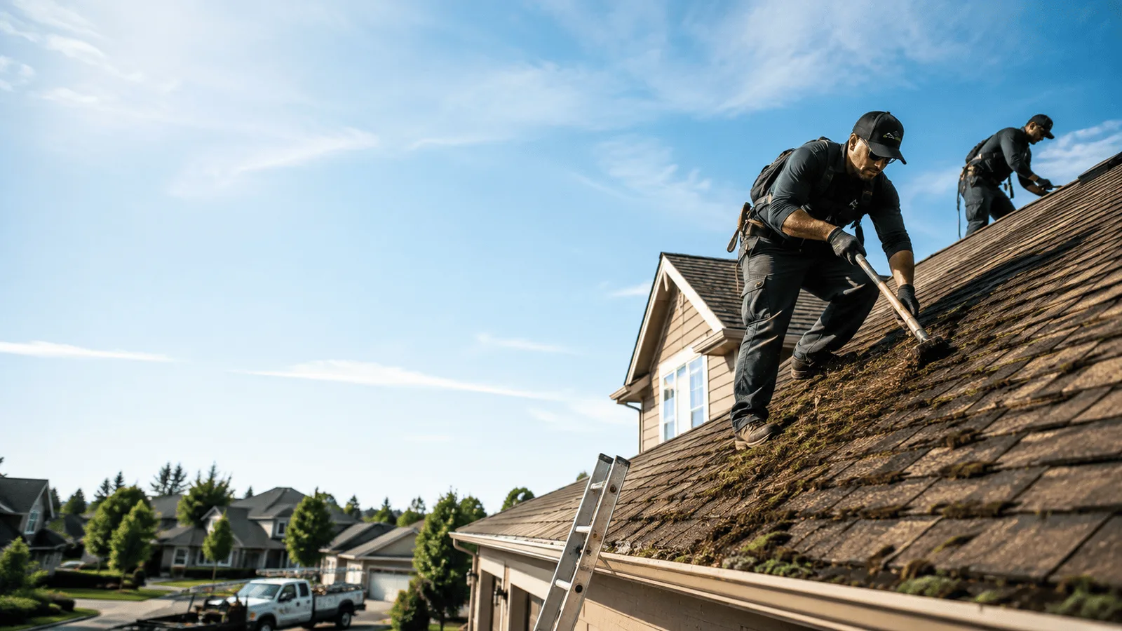 Roof Moss Removal in Woodville, VA near me